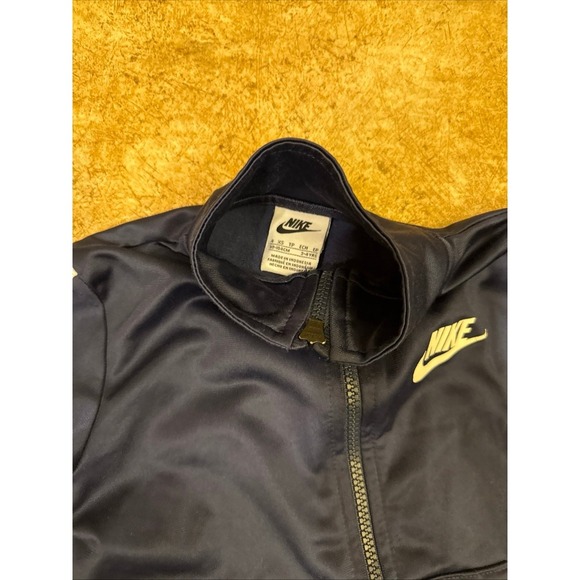 Nike Boys Full-Zip Track Suit Set – Navy Blue – Size 4T - Picture 3 of 5